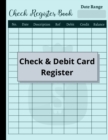 Image for Check and Debit Card Register