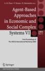 Image for Agent-based approaches in economic and social complex systems VI  : post-proceedings of the AESCS International Workshop 2009