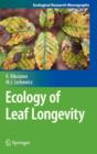 Image for Ecology of Leaf Longevity