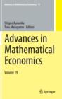 Image for Advances in mathematical economicsVolume 19