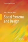 Image for Social Systems and Design