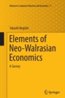 Image for Elements of Neo-Walrasian Economics
