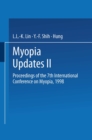 Image for Myopia Updates II: Proceedings of the 7th International Conference on Myopia, 1998