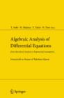 Image for Algebraic Analysis of Differential Equations: from Microlocal Analysis to Exponential Asymptotics