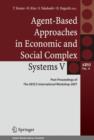 Image for Agent-Based Approaches in Economic and Social Complex Systems V