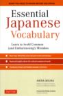 Image for Essential Japanese vocabulary  : an indispensable aid to achieving fluency