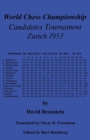 Image for World Chess Championship Candidates Tournament Zurich 1953