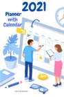 Image for 2021 Planner with Calendar - Calendar Year Goal &amp; Vision Planner Agenda Organizer (Halloween Theme)