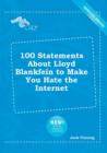 Image for 100 Statements about Lloyd Blankfein to Make You Hate the Internet