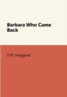 Image for Barbara Who Came Back