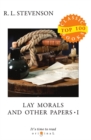 Image for Lay Morals and Other Papers I