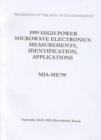 Image for 1999 Conference on High Power Microwave Electronics: Measurements, Identifications, Applications