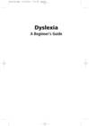 Image for Dyslexia: a beginner&#39;s guide