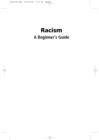 Image for Racism: a beginner&#39;s guide