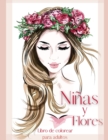 Image for Ninas y Flores Libro de Colorear para Adultos