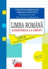Image for Limba Romana. Admiterea la drept (Romanian edition)