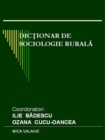 Image for Dictionar de sociologie rurala