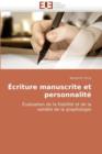 Image for criture Manuscrite Et Personnalit