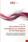 Image for Des systemes de ta homogenes aux systemes de tao heterogenes