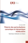 Image for Theorie des perturbations canonique et dynamique moleculaire