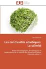 Image for Les Contraintes Abiotiques : La Salinit 