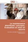Image for La Maintenance Distribu e : Concepts,  valuation Et Mise En Oeuvre