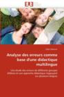 Image for Analyse Des Erreurs Comme Base d&#39;&#39;une Didactique Multilingue