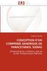 Image for Conception D Un Comprime Generique de Paracetamol 500mg