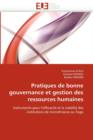 Image for Pratiques de Bonne Gouvernance Et Gestion Des Ressources Humaines