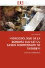 Image for Hydrogeologie de la Bordure Sud-Est Du Bassin Sedimentaire de Taoudeni