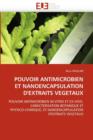 Image for Pouvoir Antimicrobien Et Nanoencapsulation d&#39;&#39;extraits Vegetaux