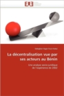 Image for La D centralisation Vue Par Ses Acteurs Au B nin