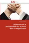 Image for Le Pouvoir Et La Personnalit  Des Acteurs Dans La N gociation