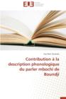 Image for Contribution   La Description Phonologique Du Parler Mbochi de Boundji