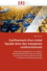 Image for Confinement d&#39;&#39;un Cristal Liquide Dans Des Nanopores Unidirectionnels
