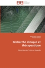 Image for Recherche clinique et therapeutique