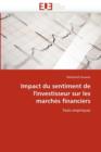 Image for Impact Du Sentiment de l&#39;&#39;investisseur Sur Les March s Financiers