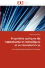 Image for Propri t s Optiques de Nanostructures M talliques Et Semiconductrices