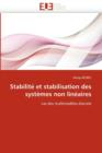 Image for Stabilit  Et Stabilisation Des Syst mes Non Lin aires
