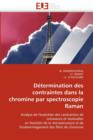 Image for D termination Des Contraintes Dans La Chromine Par Spectroscopie Raman