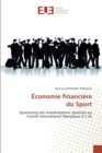 Image for Economie financiere du sport
