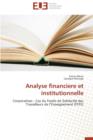 Image for Analyse Financiere Et Institutionnelle