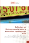 Image for Reflexion sur l&#39;&#39;entrepreneuriat dans la formation superieure en haiti