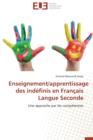 Image for Enseignement/Apprentissage Des Ind finis En Fran ais Langue Seconde