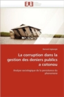 Image for La Corruption Dans La Gestion Des Deniers Publics a Cotonou
