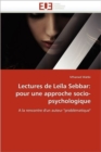 Image for Lectures de Le la Sebbar : Pour Une Approche Socio-Psychologique