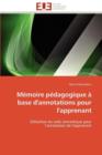 Image for M moire P dagogique   Base d&#39;Annotations Pour l&#39;Apprenant