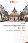 Image for Enonciation Et Prosodie En Turc Oral