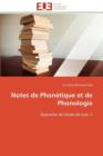 Image for Notes de Phon tique Et de Phonologie