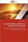 Image for La Participation Publique   La Gestion Municipale